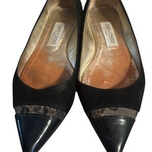 Jimmy Choo Black Flats Size 8